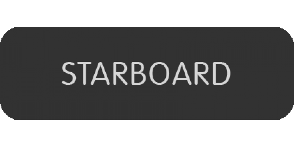 Blue Sea Systems Panel Label Starboard