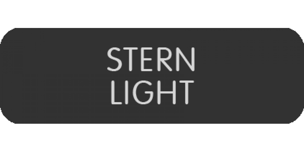 Blue Sea Systems Panel Label Stern Light