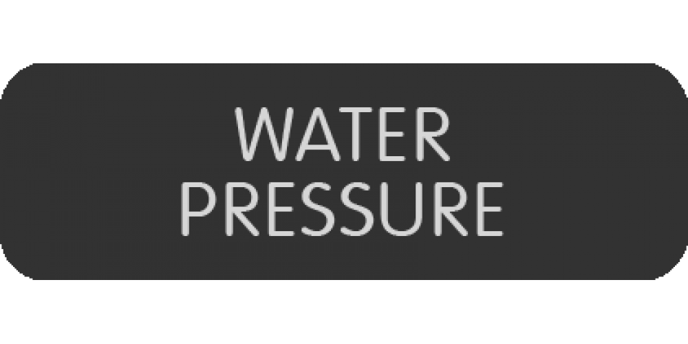 Blue Sea Systems Panel Label Water Pressure