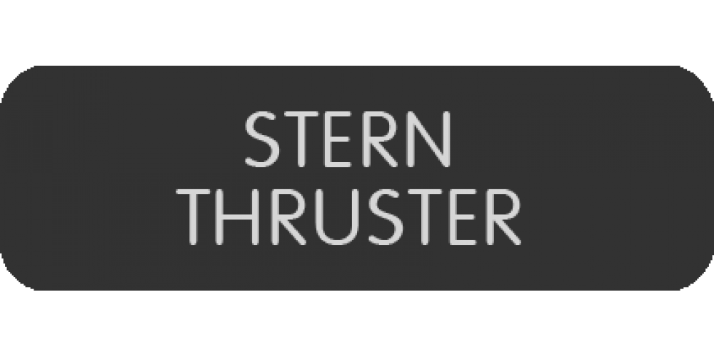 Blue Sea Systems Panel Label Stern Thruster