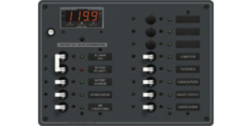 Blue Sea Systems 230 Volt Panel 11 Position