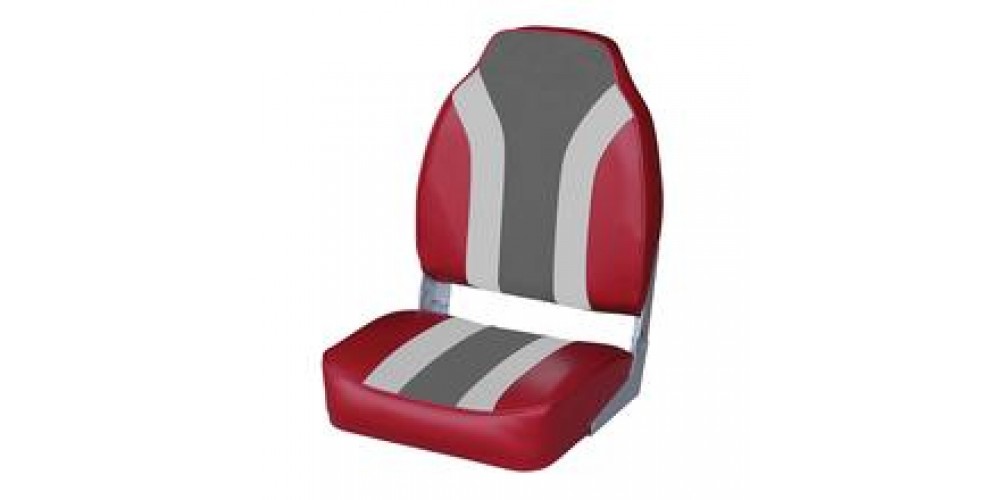 Wise Highback Seat Red/Grey/Chrcoal