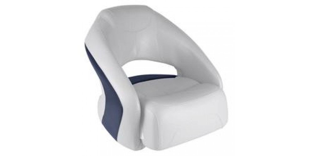 Wise Bucket Seat W/Flipup Wht/Midnt