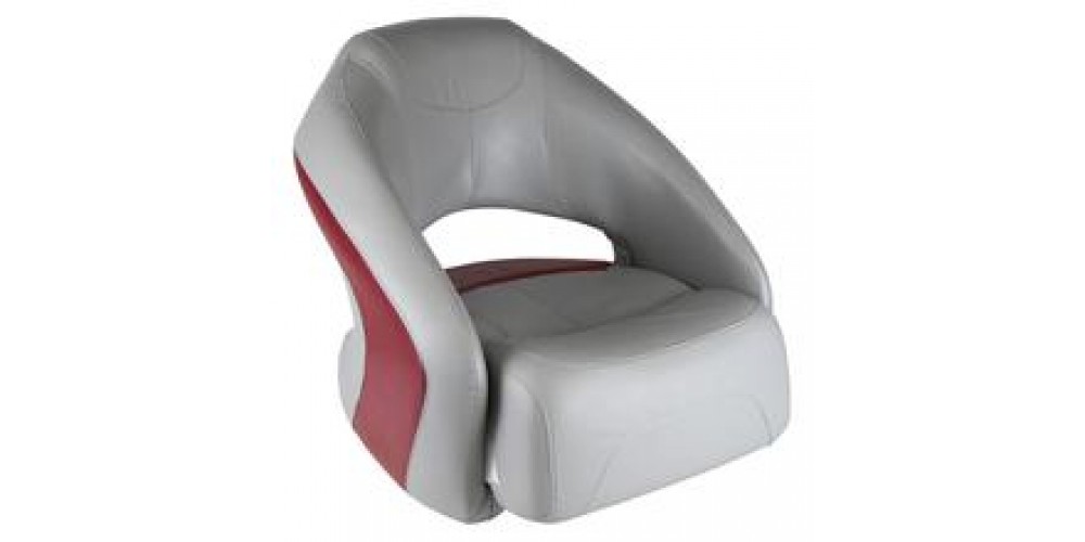 Wise Bucket Seat W/Flipup Mrbl/Red