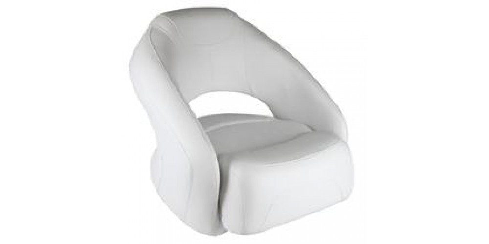 Wise Bucket Seat W/Flipup Brt.White