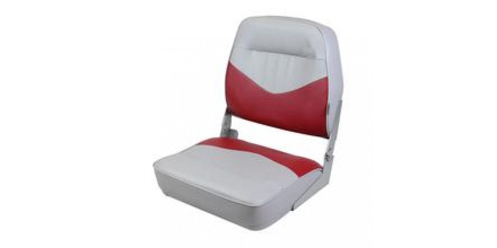 Wise Low Back Seat Marble/Dark Red