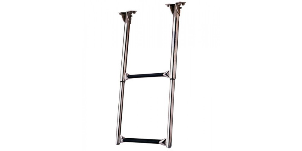 Garelick Stainless Steel Under Platform Telescoping Ladder 2-Step