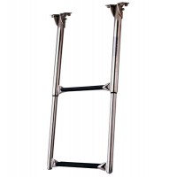 Garelick Stainless Steel Under Platform Telescoping Ladder 2-Step