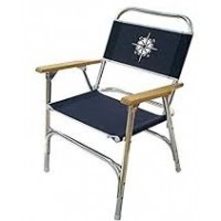 High Back Deck Chair Navy-BC25