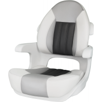 Tempress Probax Captains Boat Seat White Gray Carbon 68355