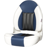 Tempress Probax Orthopedic Boat Seat White Blue Carbon 68455