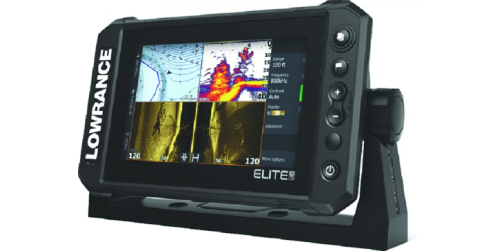 LOWRANCE Elite FS 7 Fishfinder/Chartplotter Combo with Active Imaging 3-in-1  Transducer and C-MAP Contour Charts