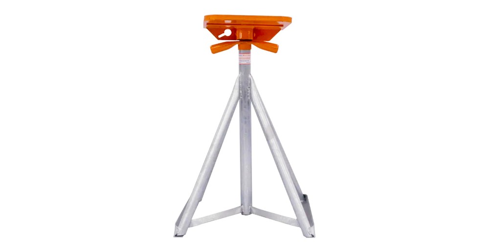 Brownell Galvanized 28"-46" Boat Stand w/ Orange Top