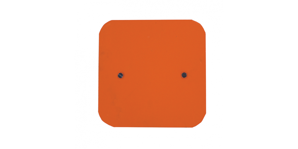 Brownell Top Pad 6"x6" 3/4" Plywood Orange - 6Pk