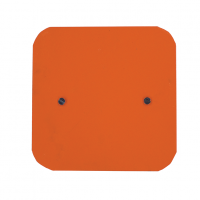 Brownell Top Pad 6"x6" 3/4" Plywood Orange - 6Pk