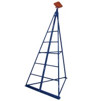 Brownell SB10.5 10' Maxi Sailboat Stand w/ Orange Flat Top