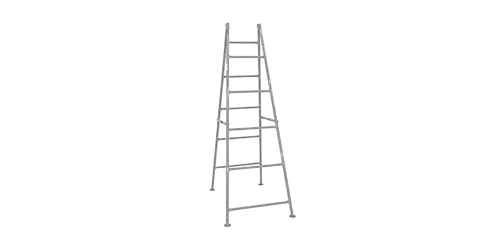 Brownell SL8G 8' Staging Ladder - Hot Dip Galvanized