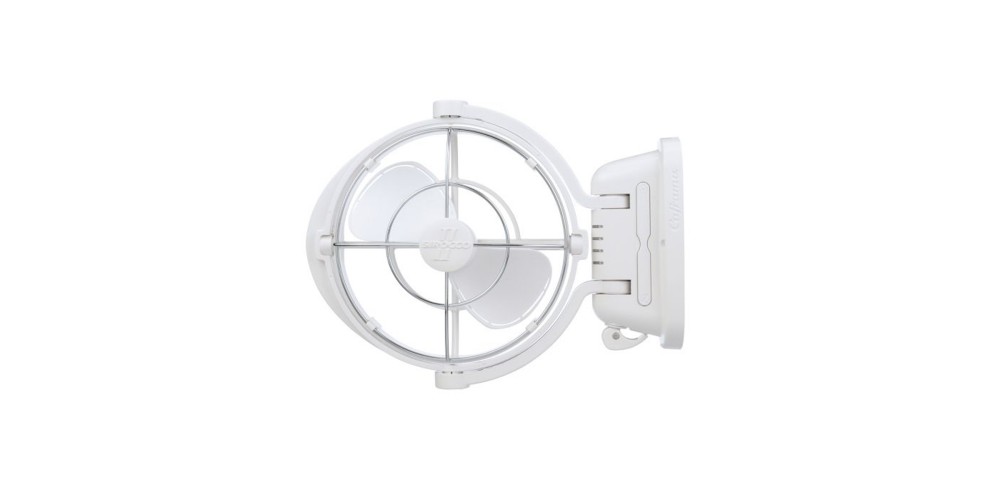 Caframo Fan Sirocco Gimbal 7" White 12V