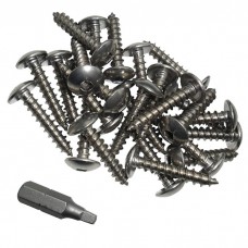 Dock Edge Screws & Driver Stainless Steel 100 Pc/Pk