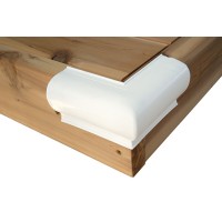 Dock Edge Heavy Slant "P" Corner - White