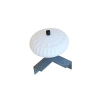 Dock Edge Dock Wheel 12" Corner Mount - White