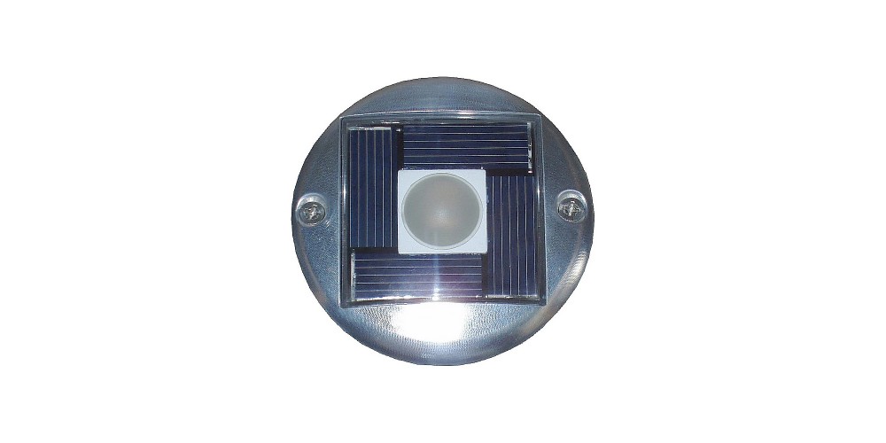 Dock Edge Solar Flush Mount Aluminum Light