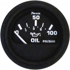 Faria Euro Oil Pressure Guage (100 PSI) - FAR12845