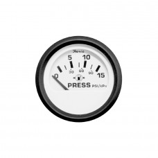 Faria Euro White Fuel Pressure Gauge - 12972