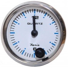 Faria Spun Silver Analog Clock - 16019