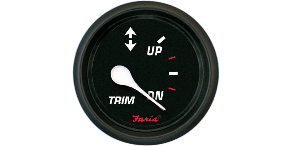 Faria Professional Red Trim Gauge - 14608