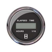 Faria Chesapeake Black Hourmeter 12-32 VDC - 14713