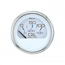 Faria Chesapeake White Series Oil Pressure Gauge 100 PSI - 14803