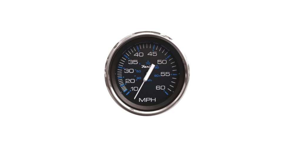 Faria Chesapeake Black Speedometer 60 MPH - 34711