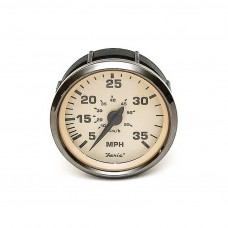 Faria Euro Beige Stainless Steel Speedometer 80 Mph - SE9424