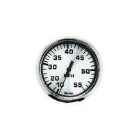 Faria Spun Silver Speedometer 55 Mph - 36009