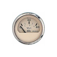Faria Oil Pressure Gauge Beige 80 PSI - 15003
