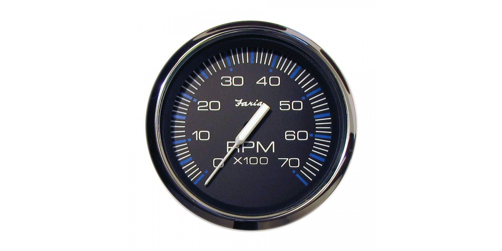 Faria Tachometer 7000 RPM Chesapeake Black - 34717