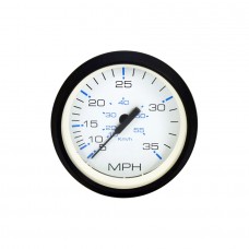 Faria Chesapeake White Speedometer 35 MPH - 34810