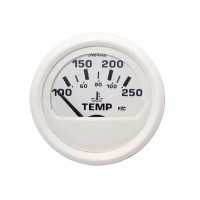 Faria Dress White Oil Temp Gauge 140 - 320 F - 13155