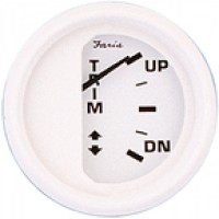 Faria Trim Gauge Yamaha Dress White - 13190