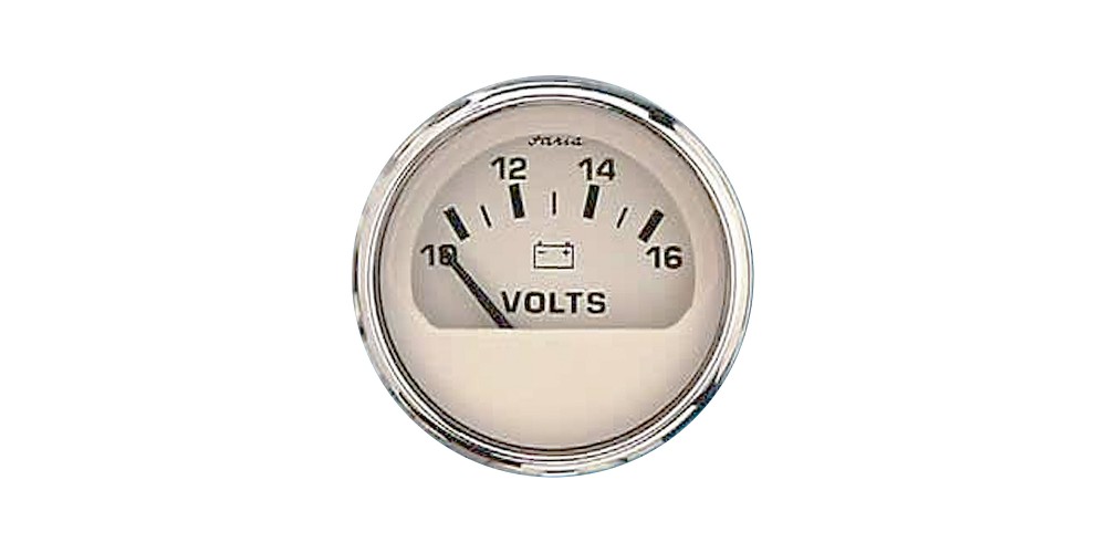 Faria Voltmeter Euro Beige - 15021