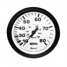 Faria Euro White Speedometer 80 Mph - FAR32910