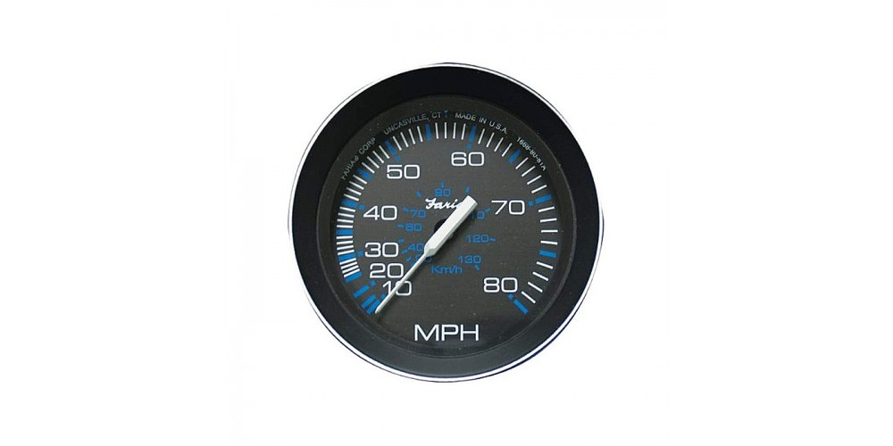 Faria Coral Speedometer Mechanical 80 Mph - FAR33010