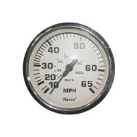 Faria Euro Beige Stainless Speedometer 65 Mph - FAR35122