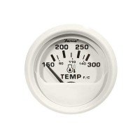 Faria Euro White Series Oil Temperature Gauge 140 - 320 F - 12955