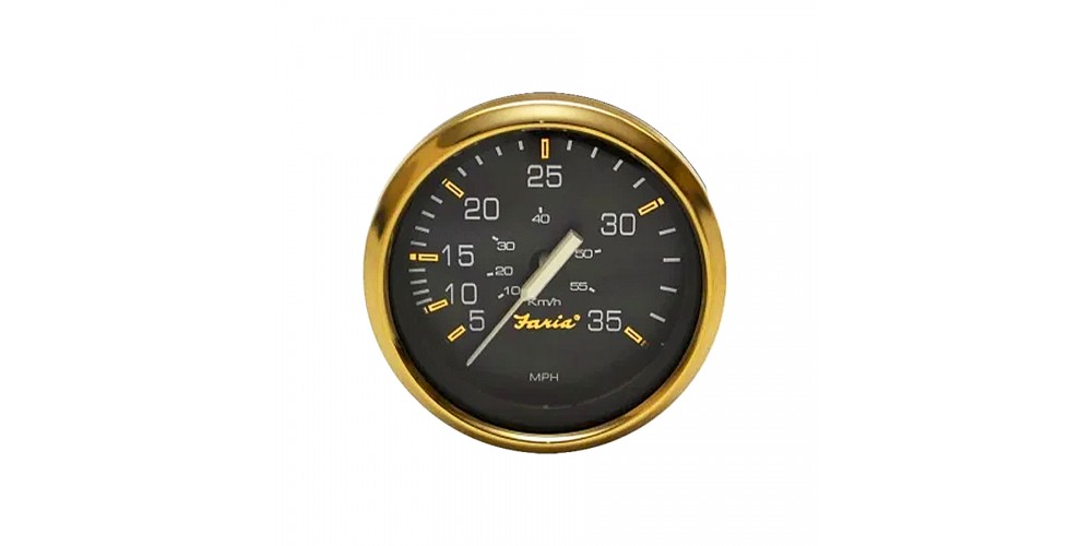 Faria Regal Gold Series Speedometer 35 MPH - 37008