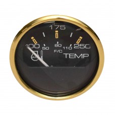 Faria Water Temperature Gauge Regal Gold - 17004