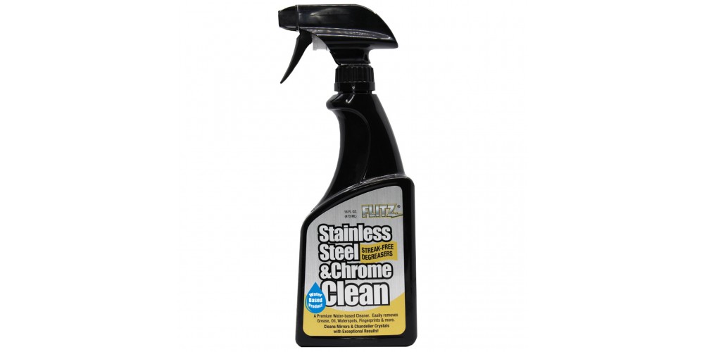 Flitz 473Ml Stainless Steel and Chrome Cleaner w/ Degreaser