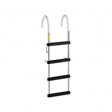 Garelick 4-Step Eez-In Stainless Steel Telescoping Hook Ladder