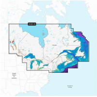 Garmin Canada, East & Great Lakes - Lakes, Rivers and Coastal Marine Charts  Garmin Navionics Vision+ | NVUS012R | microSD/SD and One-year Subscription - 010-C1484-00